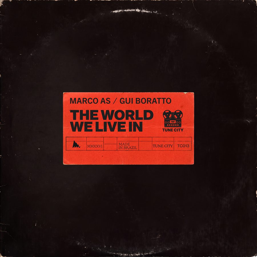 Marco AS and Gui Boratto, The World We Live In, cover artwork by Ale Cataldi